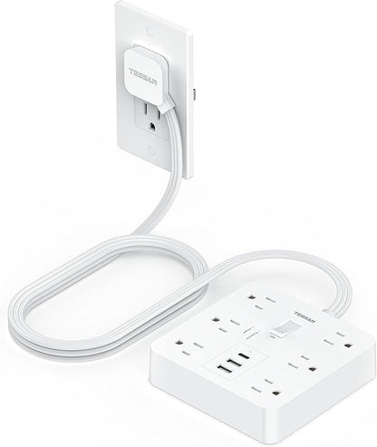 Surge Protector Power Strip by TESSAN