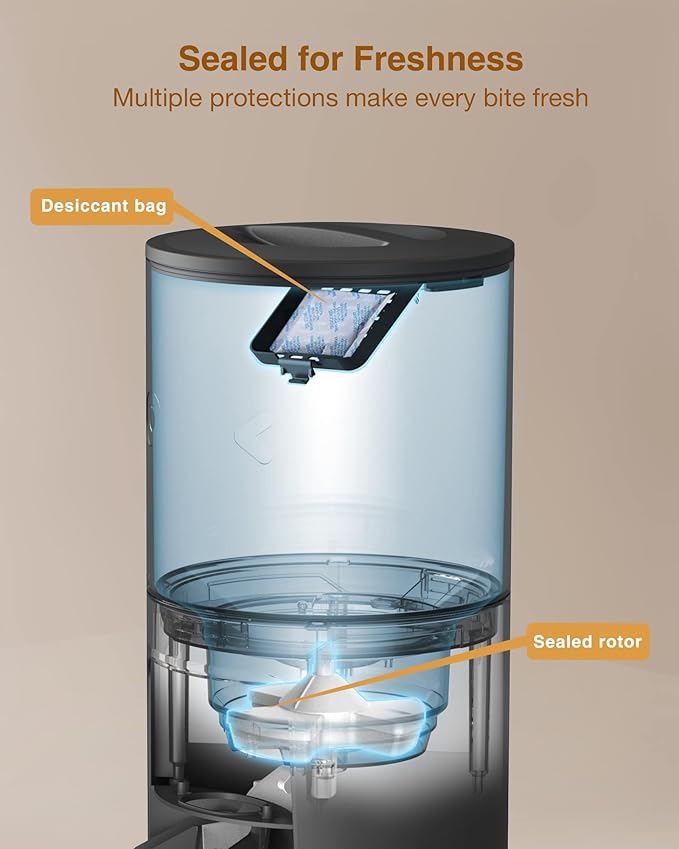 Automatic Cat Feeders for 2 Cats - 6L Food Dispenser - Image 4