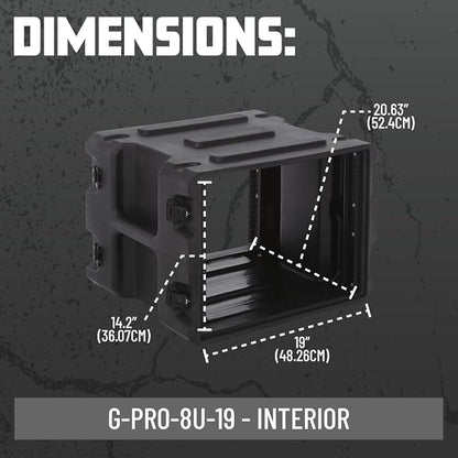 Gator Cases Pro Series 8U Rack Case - Image 6