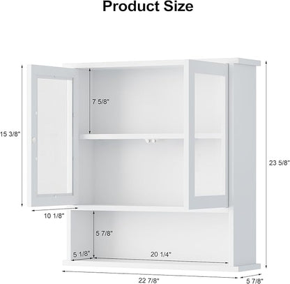 Modern Hanging Bathroom Cabinet, Sturdy Wooden Medicine Cabinet - Image 2