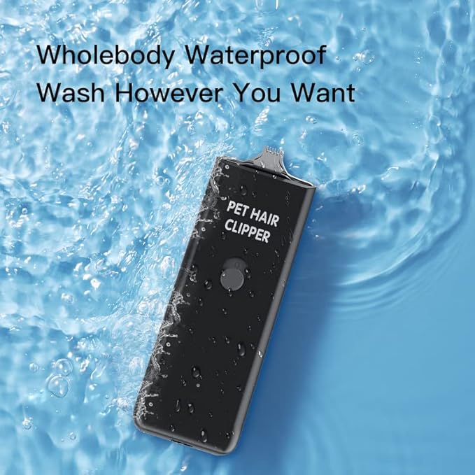 Feet Hair Trimmer, Dog Clippers, Quiet Washable USB Rechargeable Cordless Dog - Image 4