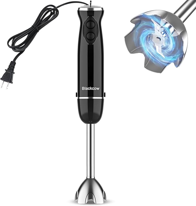 Blackcow Immersion Blender Handheld, 500W Electric Hand Blender, Electric Hand - Image 7
