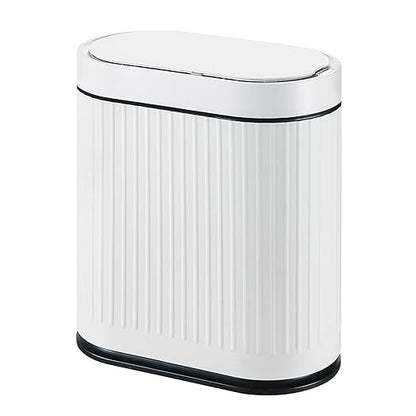 Bathroom Sensor Trash Can with Lid Automatic 2 Gallon Smart Garbage Can by SYNCVIBE