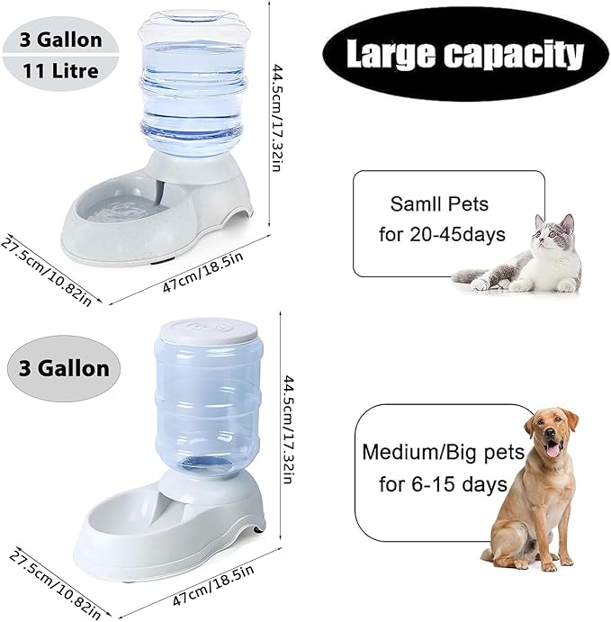 Automatic Dog Feeder and Water Dispenser Set - Image 2