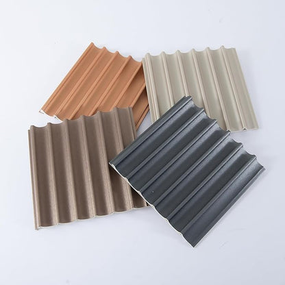 Art3dwallpanels 4 Pack Glossy Metal Finish WPC Soundproof 3D Wall Panels - Image 3