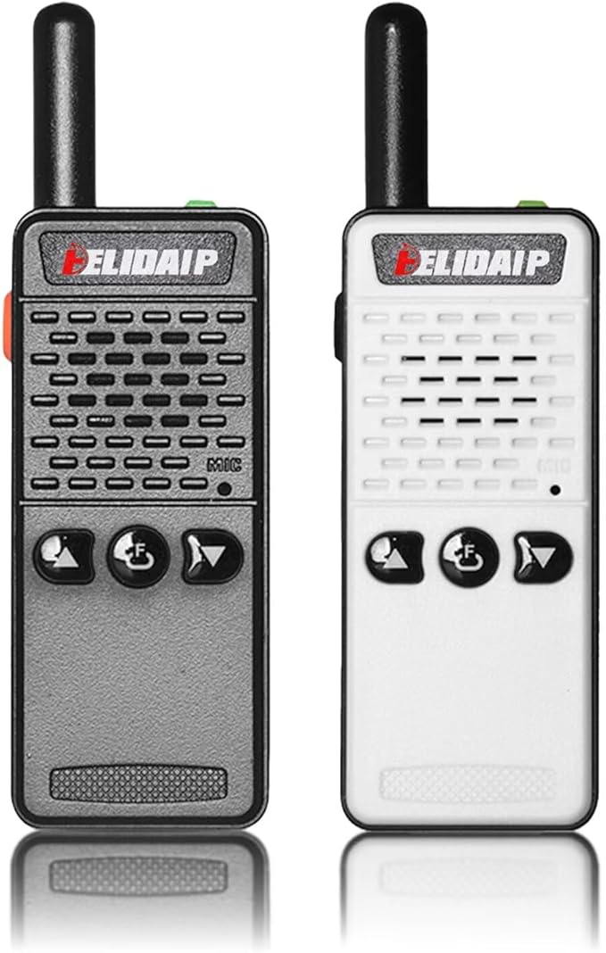 ELIDAIP T-M2 Ultra Mini Walkie Talkies, Rechargeable Two Way Radios Long Range by ELIDAIP