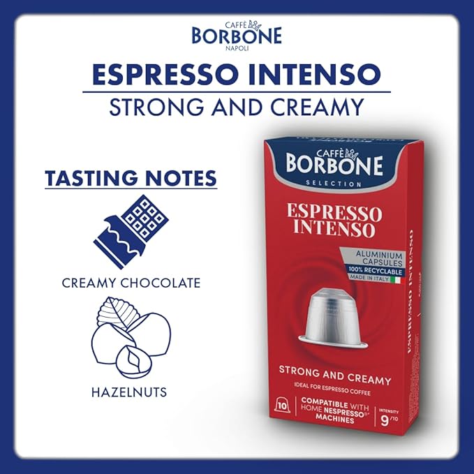 Caffè Borbone Espresso Intenso Aluminum Capsules Compatible - Image 3