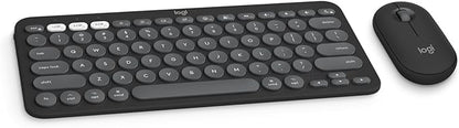 Logitech Pebble 2 Combo for Mac, Wireless Keyboard and Mouse, Quiet and Portable by Logitech