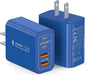 40W USB C Super Fast Charger Cube, 2 Pack PD + QC Charging Block Power Adapter by Dulums