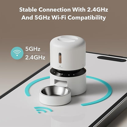 PETLIBRO Automatic Cat Feeder, 5G WiFi Automatic Pet Feeder - Image 4