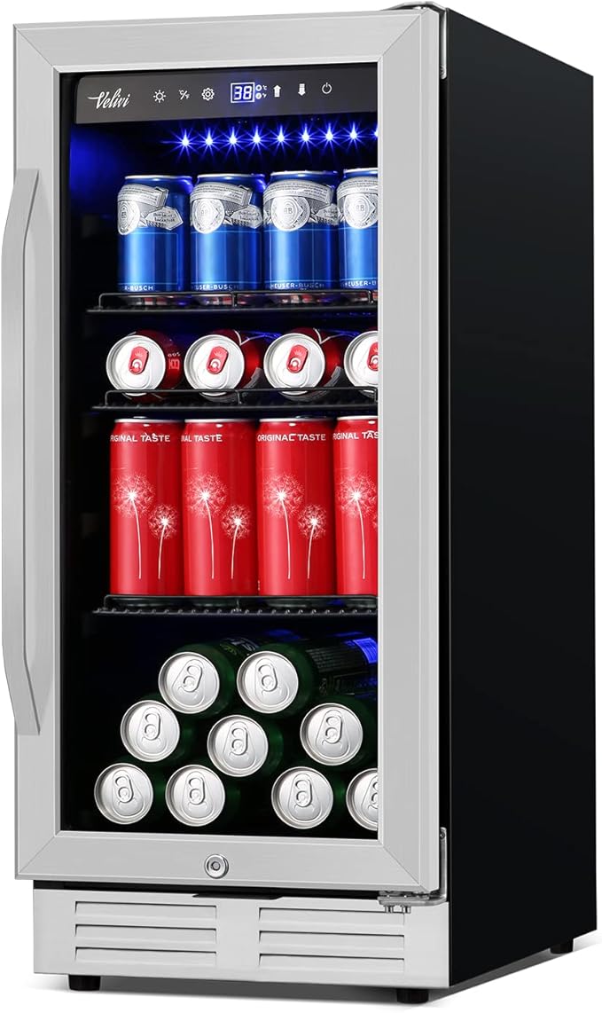 15 Inch Beverage Refrigerator and Cooler by Velivi-SpecialistinFridge