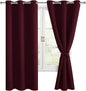 Hiasan Blackout Curtains for Bedroom, 38 x 63 Inches Length by Hiasan