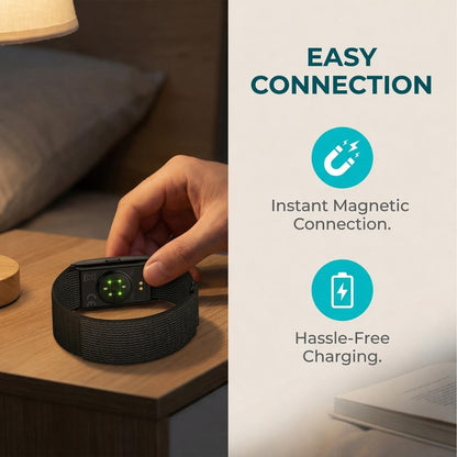 50+ days battery life fitness tracker with micro shown in use