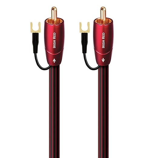 AudioQuest 8m Irish Red RCA Audio Cable Black by AudioQuest