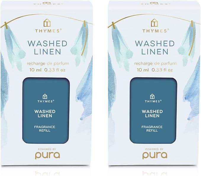 Thymes Washed Linen Pura Smart Home Plug-in Diffuser Refills by Thymes