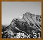 Frame It Easy 33 x 31 Hazel Wood Frame by FrameItEasy