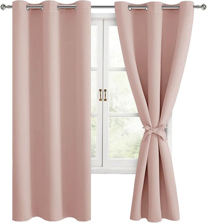 Hiasan Blackout Curtains for Bedroom, 42 x 63 Inches Length by Hiasan