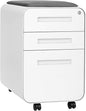 Laura Davidson Furniture STOCKPILE Curve Seated 3-Drawer Mobile File Cabinet by LauraDavidsonFurniture
