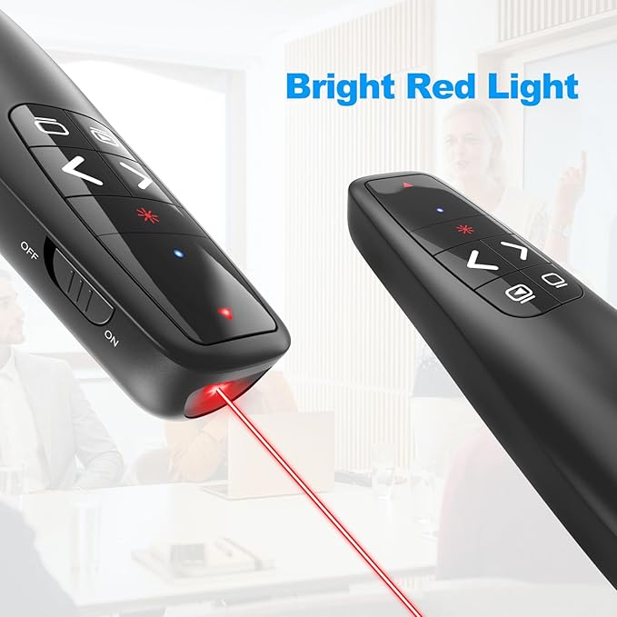 Presentation Clickers for PowerPoint, Clicker for Laptop Presentations Remote - Image 4
