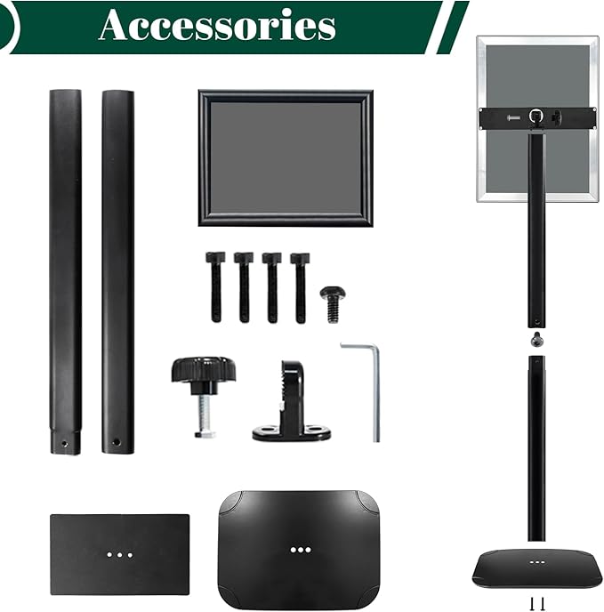 Mutualsign 3Pcs Heavy Duty Pedestal Sign Holder - Image 6