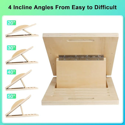 3 in 1 Slant Board for Calf Stretching, Anti Slip Squats Wedge Balance Board - Image 3
