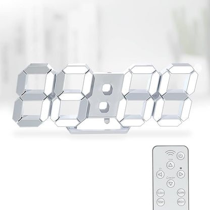 KOSUMOSU 3D LED Digital Wall Clock, Large Display Table/ Desk Clock by KOSUMOSUTECHNOLOGY