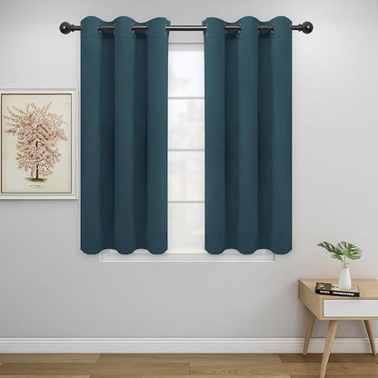 Easy-Going Blackout Curtains for Bedroom, Solid Thermal Insulated Grommet and by Easy-Going