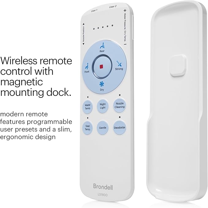 Brondell LS1800-RW Swash Electric Bidet Toilet Seat - Image 9