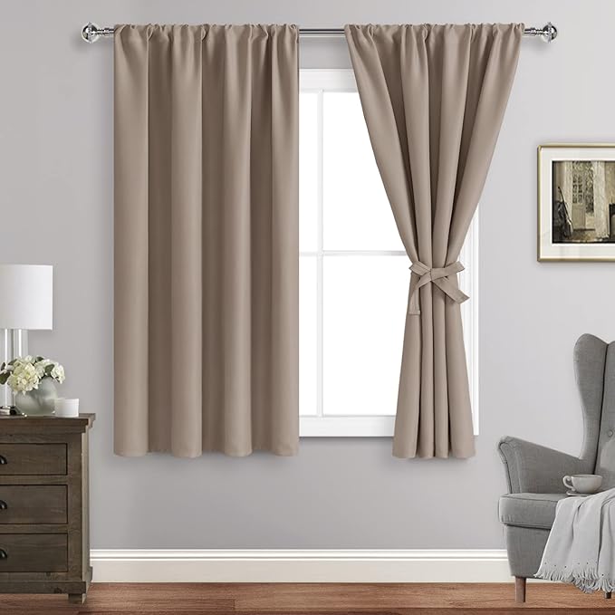 JIUZHEN Blackout Curtains for Bedroom by JIUZHEN