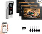 Video Doorbell Intercom System, 7 Inches Touch Screen Video Doorbell Door Phone by ANJIELOSMART