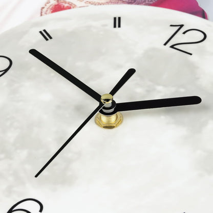 FLEBLE Wall Clock for Living Room Decor Jesus Clock Battery Operated Silent | Non Ticking Simple Minimalist Analog Clock Decorative for Kitchen,Home,Bedroom,Office Retro Jesus wall art Christian Gifts