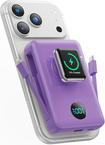 6 in 1 Magnetic Portable Charger by APHUWJ