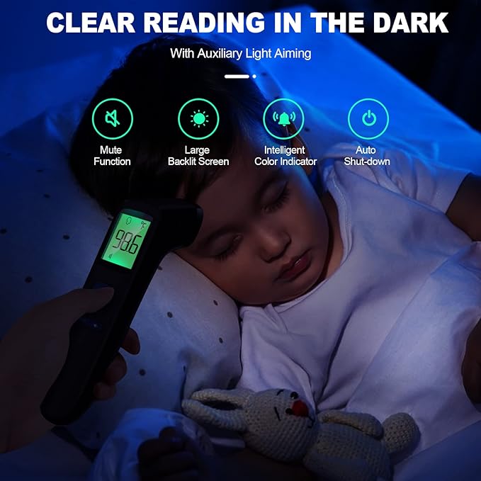 No-Touch Thermometer for Adults and Kids, Digital Baby Thermometer - Image 6