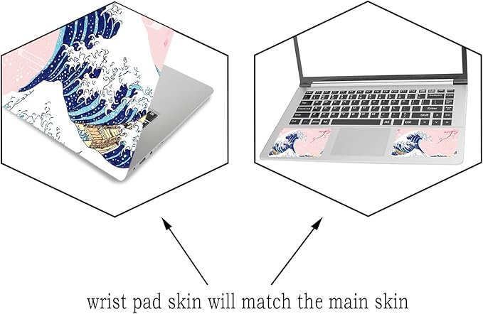 Laptop Skin Sticker Decal, Decorative Waterproof Removable - Image 2