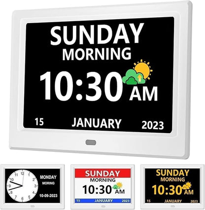 MRCHYDZ 11 Inch Clock with Day and Date by MRCHYDZ