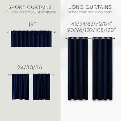 KOUFALL 54 Inch Length Curtains - Image 5