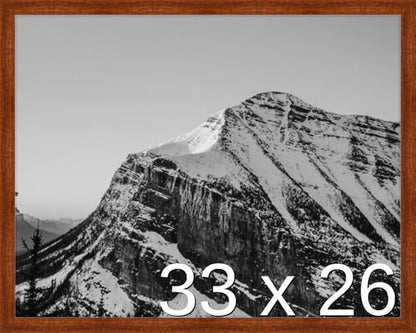 Frame It Easy 33 x 26 Russet Wood Frame by FrameItEasy