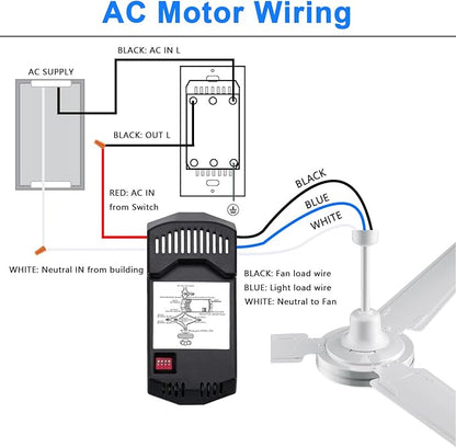 Ceiling Fan Remote Control Kit, Universal Ceiling Fan Remote Control Kit - Image 5