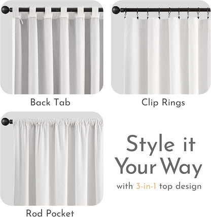 Lazzzy White Blackout Velvet Curtains - Image 7