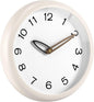 lanktoo Modern Wall Clock, Battery Operated, Tempered Glass, Bathroom by lanktoo