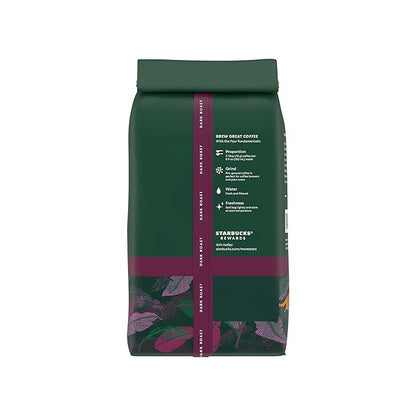 Starbucks Ground Coffee, Dark Roast Hot or Iced Coffee, Single-Origin Sumatra - Image 10