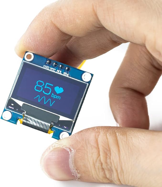 Hosyond 5 Pcs 0.96 Inch OLED I2C IIC Display Module 12864 128x64 Pixel SSD1306 - Image 5