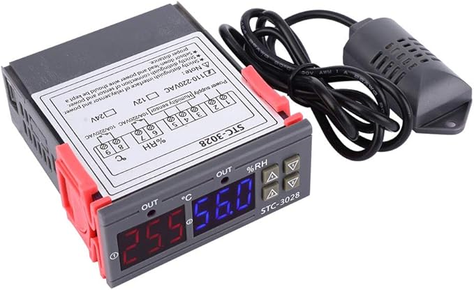Digital Temperature Humidity Controller -3028 by Walfront