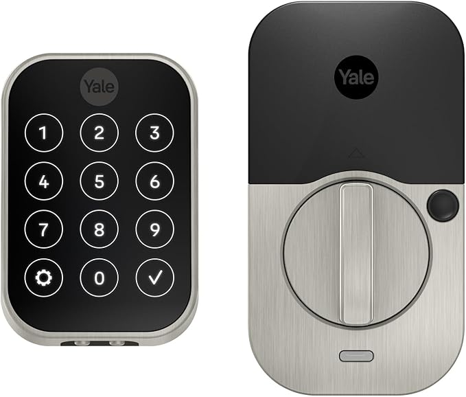 Yale Home Assure Lock 2 Deadbolt, Satin Nickel Keyless Entry Door Lock by Yale