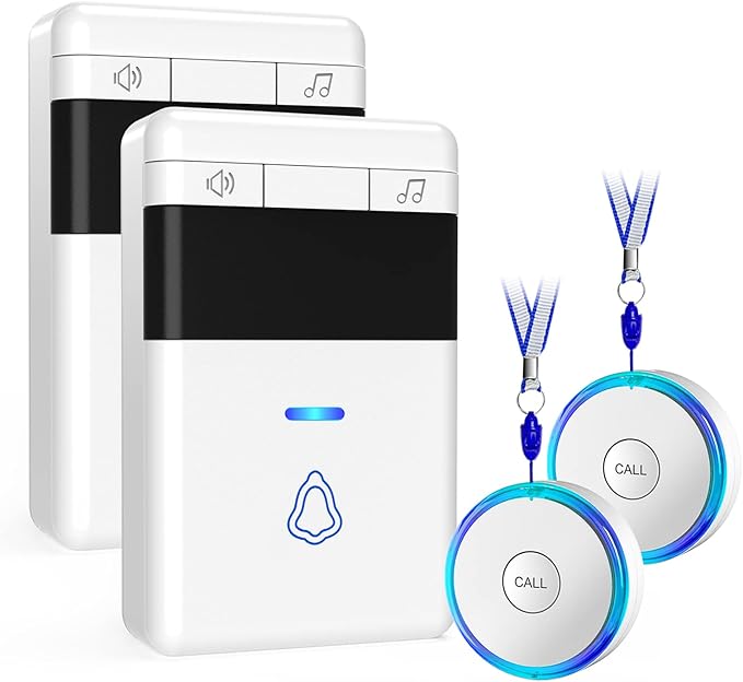 Caregiver Pager, Wireless Call Button by METAK