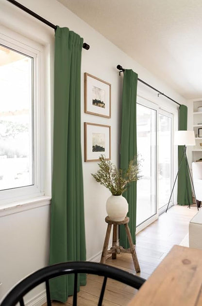 100% Blackout Shield Linen Blackout Curtains - Image 5
