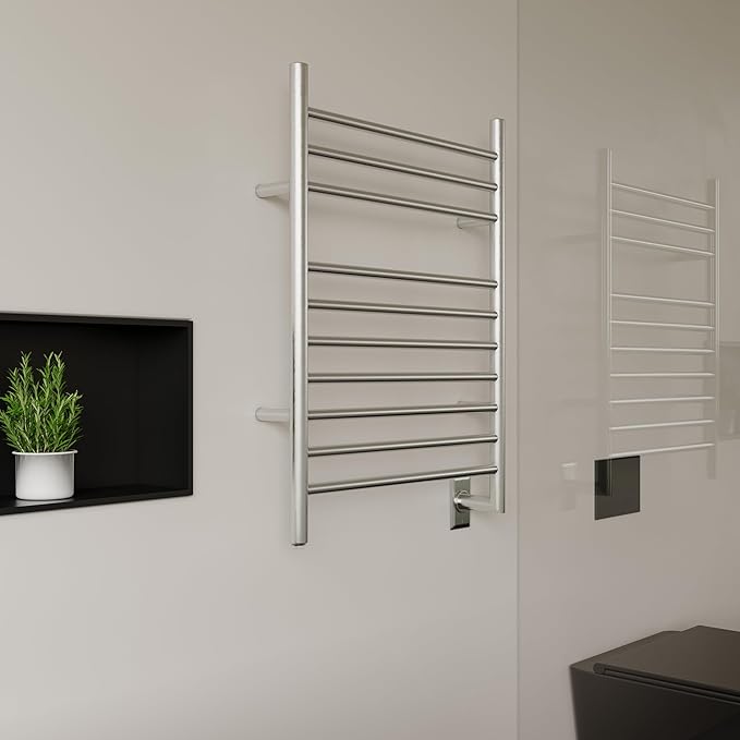 HEATGENE Towel Warmer Wall-Mounted Hardwired Heated Towel Rack Hot Towel Bar - Image 6