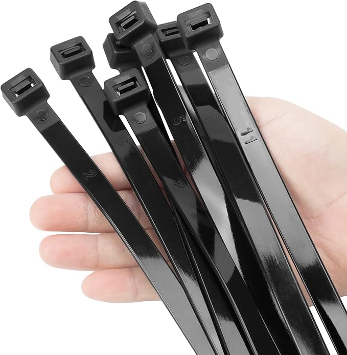 XINGO 60 inch Blcak Long Zip Ties Heavy Duty 20 PCS, 250 lbs Ultra Strong by XINGO
