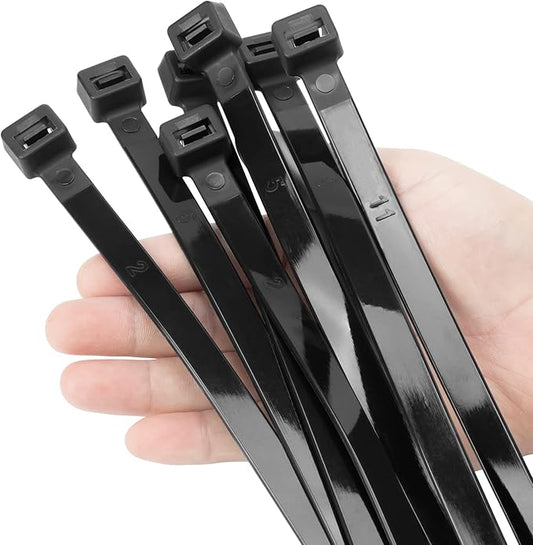 XINGO 60 inch Blcak Long Zip Ties Heavy Duty 20 PCS, 250 lbs Ultra Strong by XINGO