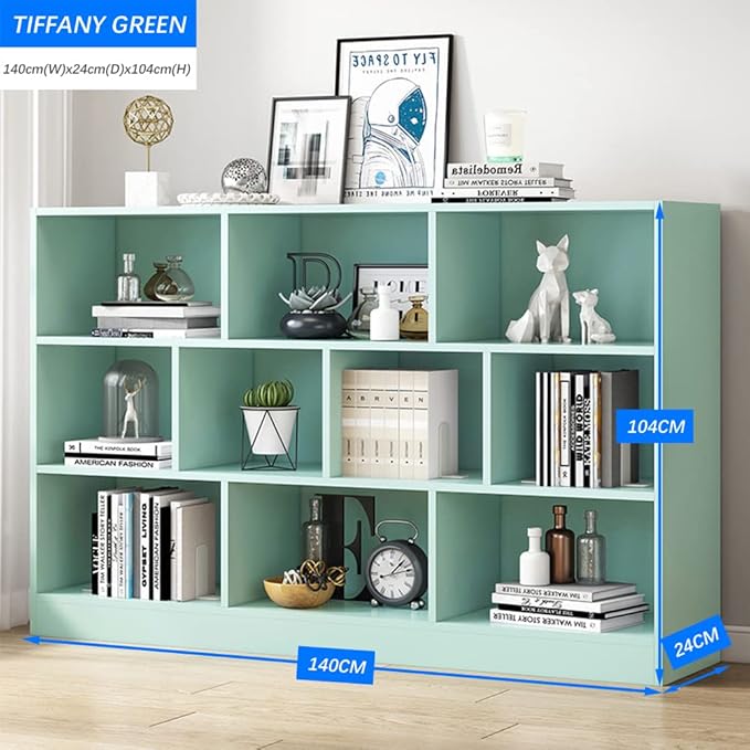 IOTXY Open Shelf Low Bookcase - Image 2